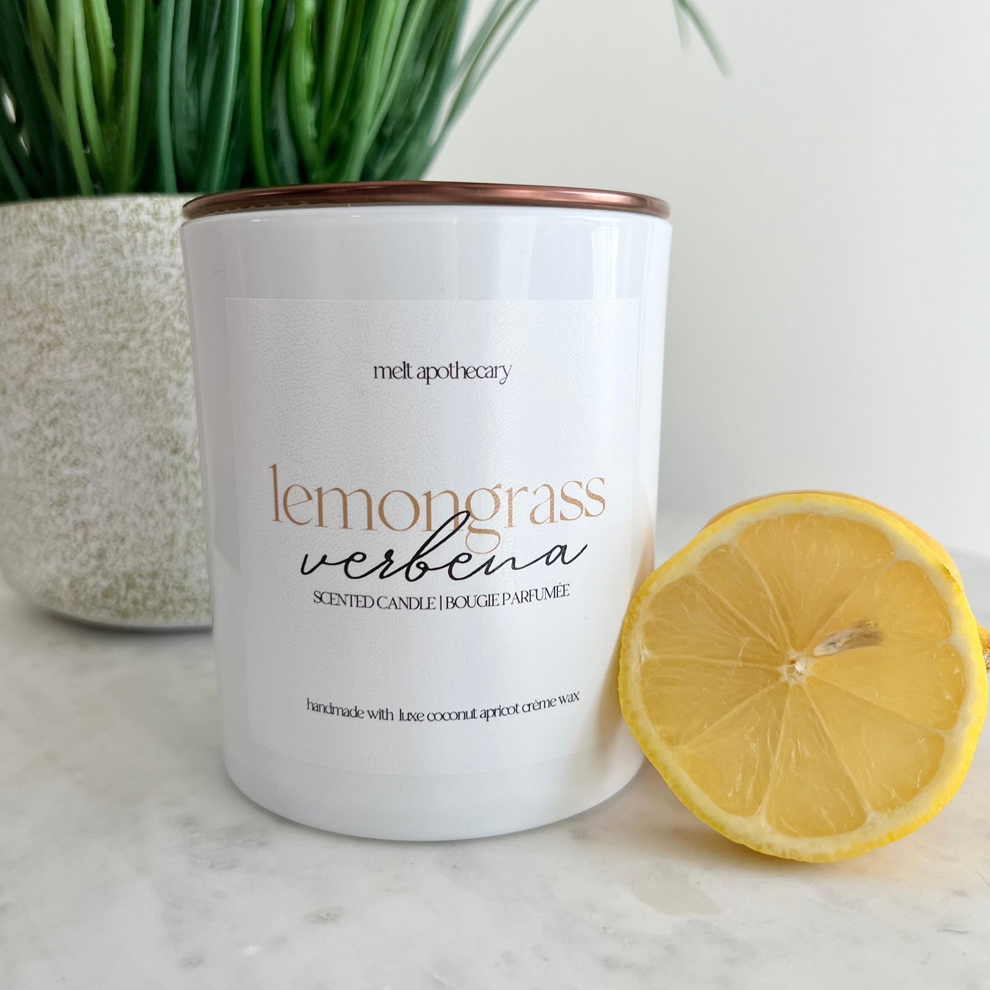 lemongrass verbena 7.5oz candle